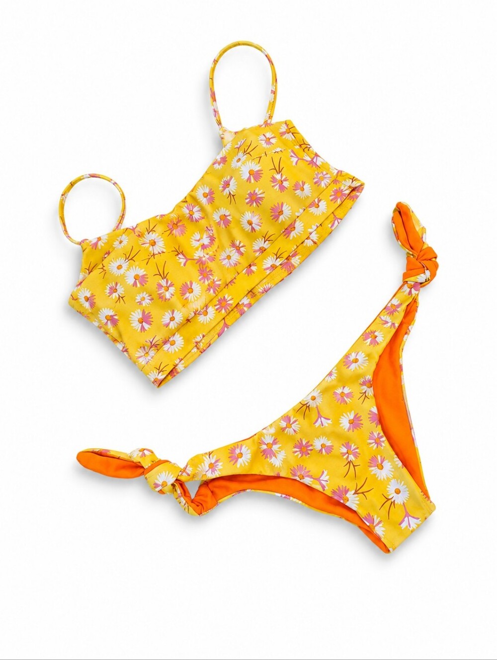 Yellow Daisy Bikini Size Small NWOT
